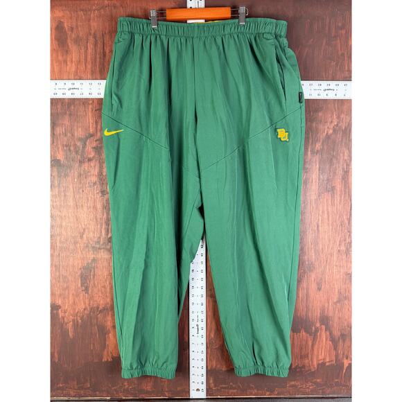 Baylor Bears Nike On Field Sideline Woven Activewear Pants Green Mens 3XL‎ NCAA - Picture 2 of 13